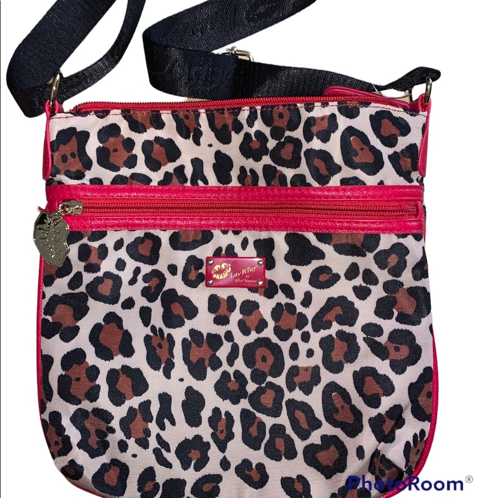 Betsey Johnson Leopard Crossbody